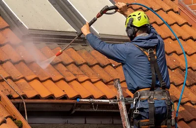 Démoussage et hydrofuge de toiture à Bazien